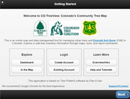 A screen shot from CO-Tree View