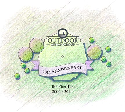  Outdoor Design Group 10th Anniversary Graphic